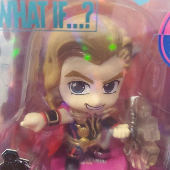 Marvel What If Party Thor Cosbaby Bobble-Head Figure Hot Toys - Picture 3 of 8